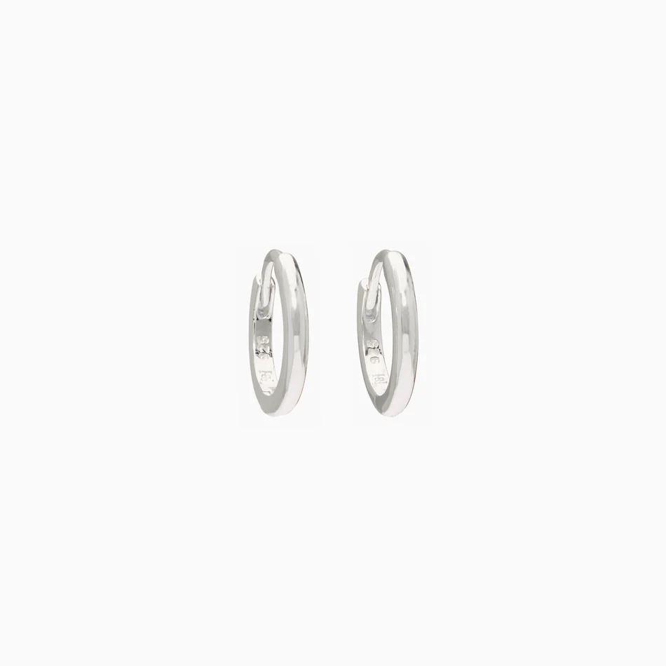 Hillberg & Berk Hoop Earrings - Mini - Silver Accessories - Jewelry - Earrings by Hillberg & Berk | Grace the Boutique