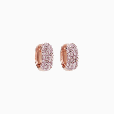 Hillberg & Berk Mini Sparkle Hoops - Rose Accessories - Jewelry - Earrings by Hillberg & Berk | Grace the Boutique
