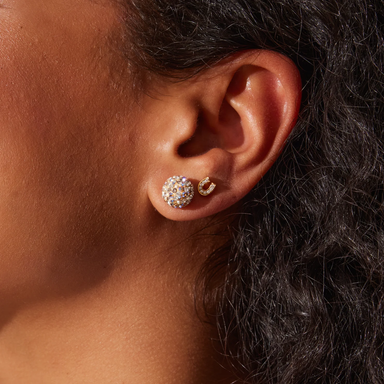 Hillberg & Berk Sea Salt 10mm Sparkleball Studs Accessories - Jewelry - Earrings by Hillberg & Berk | Grace the Boutique