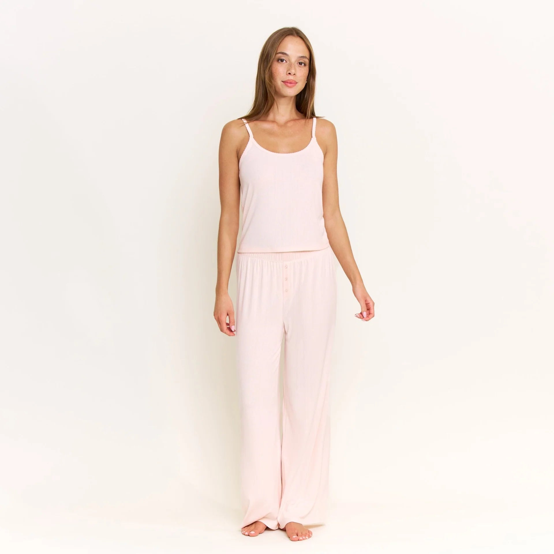 Honeydew Blissful Cami Pant Set - Peach Sorbet