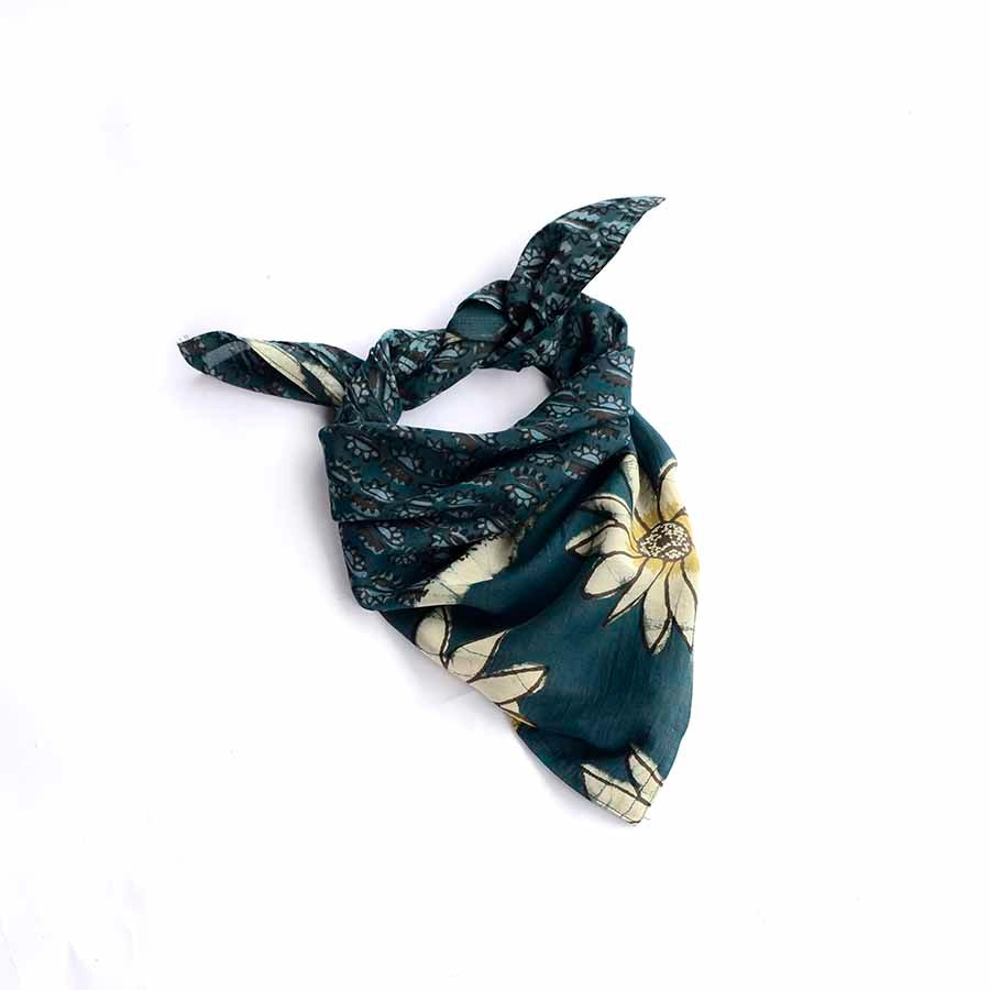 Ichcha Jolly Block Print Bandana Scarf