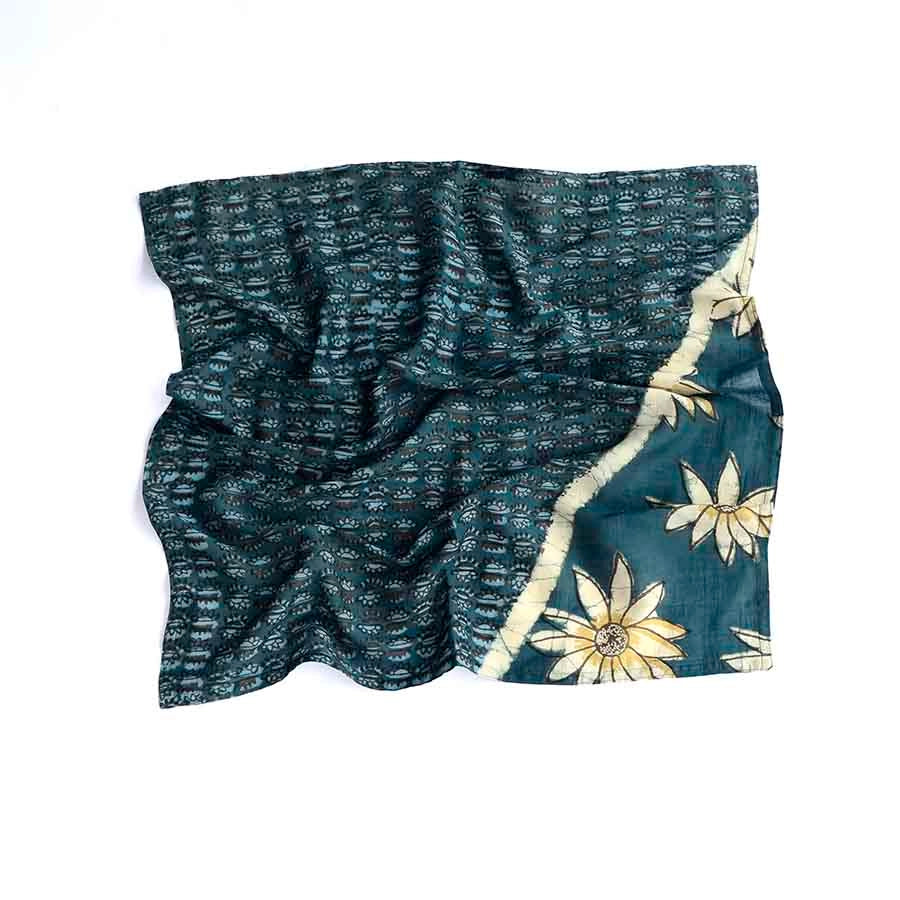 Ichcha Jolly Block Print Bandana Scarf