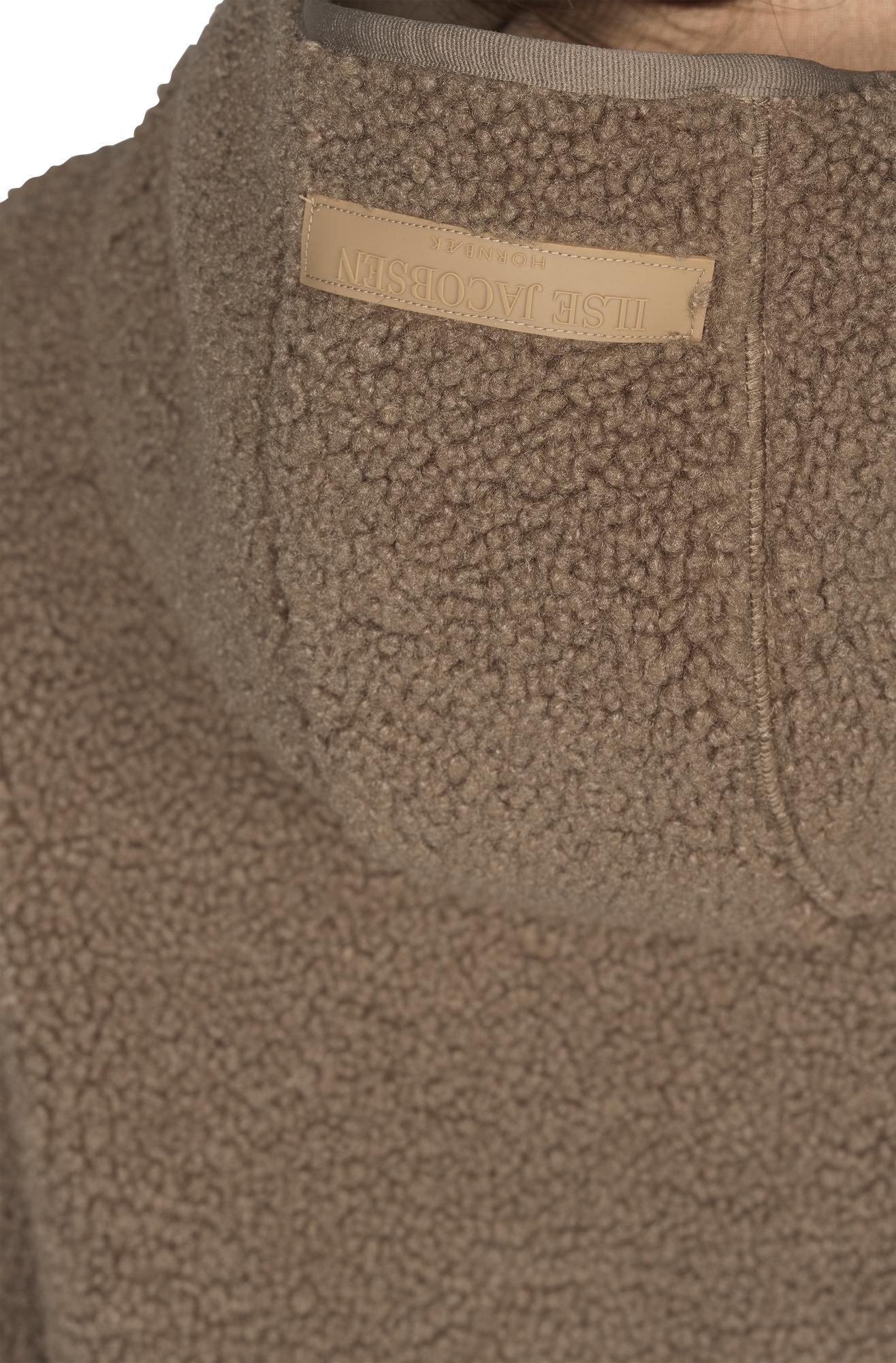 Ilse Jacobsen Long Sherpa Jacket - Greige