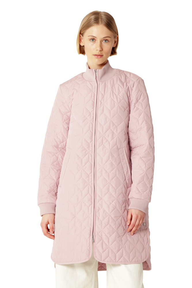 Ilse Jacobsen Padded Quilt Coat - Burnished Lilac