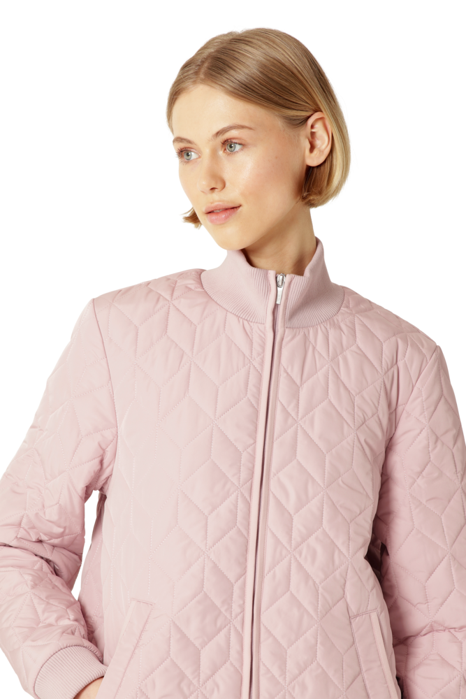 Ilse Jacobsen Padded Quilt Coat - Burnished Lilac