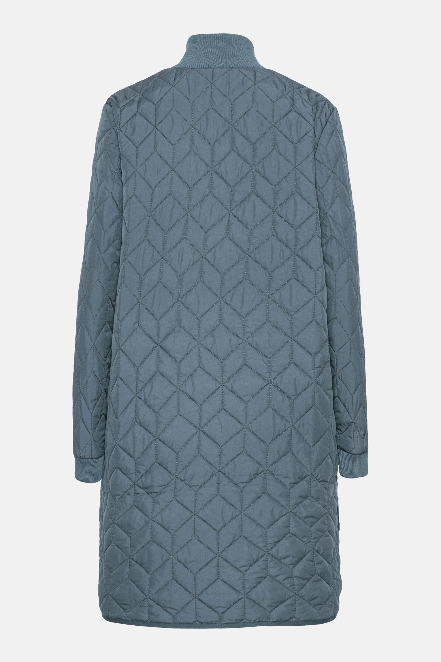 Ilse Jacobsen Padded Quilt Coat - Ombre Blue