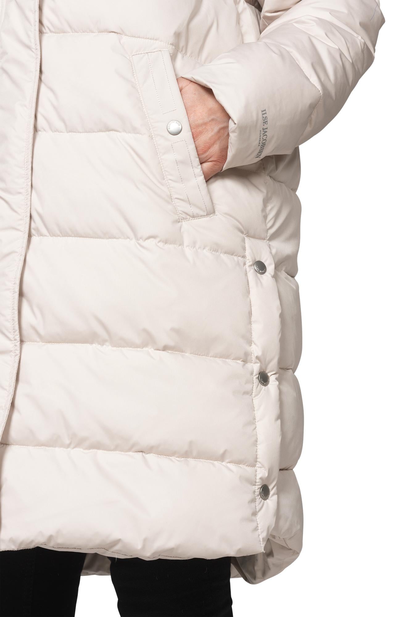 Ilse Jacobsen Peppy Winter Coat - Silver Grey
