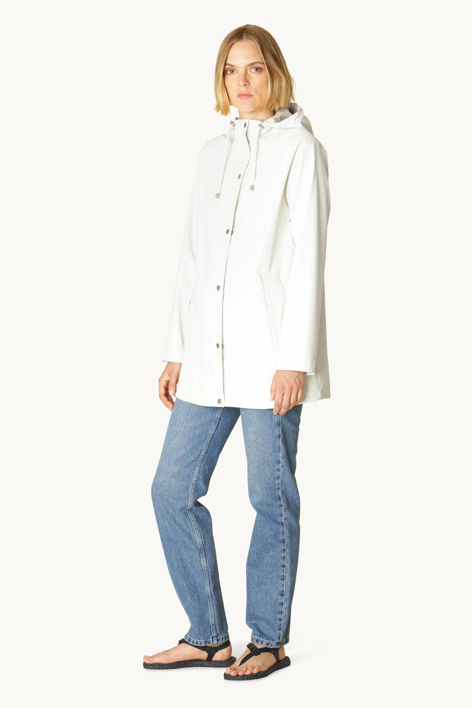 Ilse Jacobsen Rain Jacket - Milk Creme