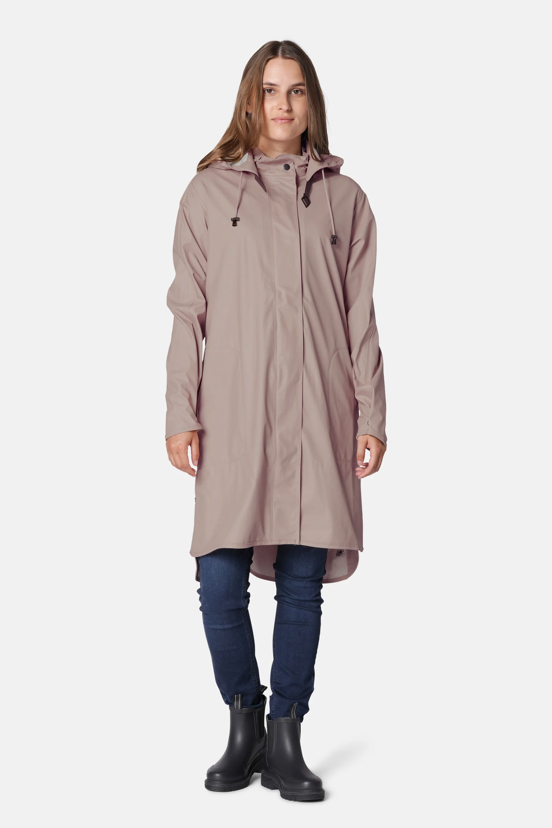 Ilse Jacobsen Raincoat - Adobe Rose