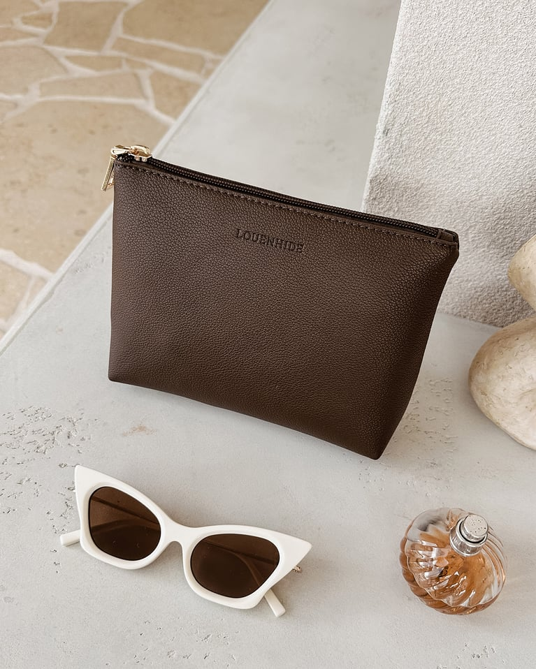 Louenhide Sutton Tote + Pouch Set - Chocolate
