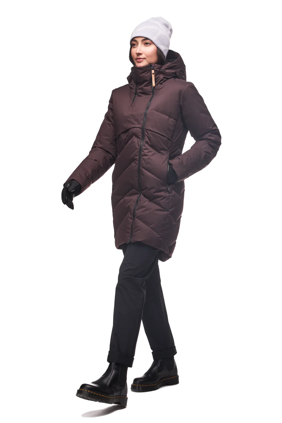 Indyeva Ayaba III Winter Coat - Port