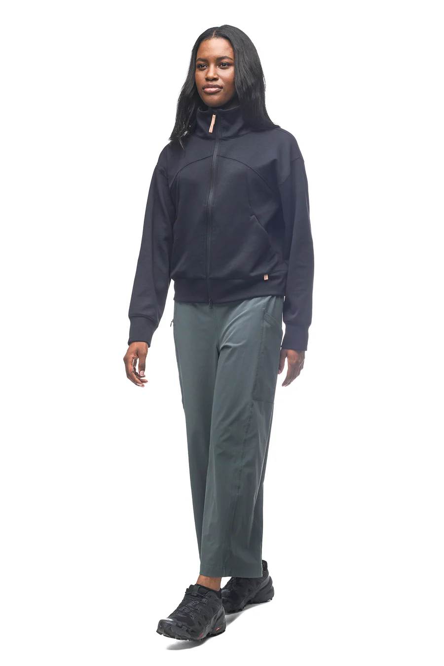 Indyeva Calido Zip Up - Black