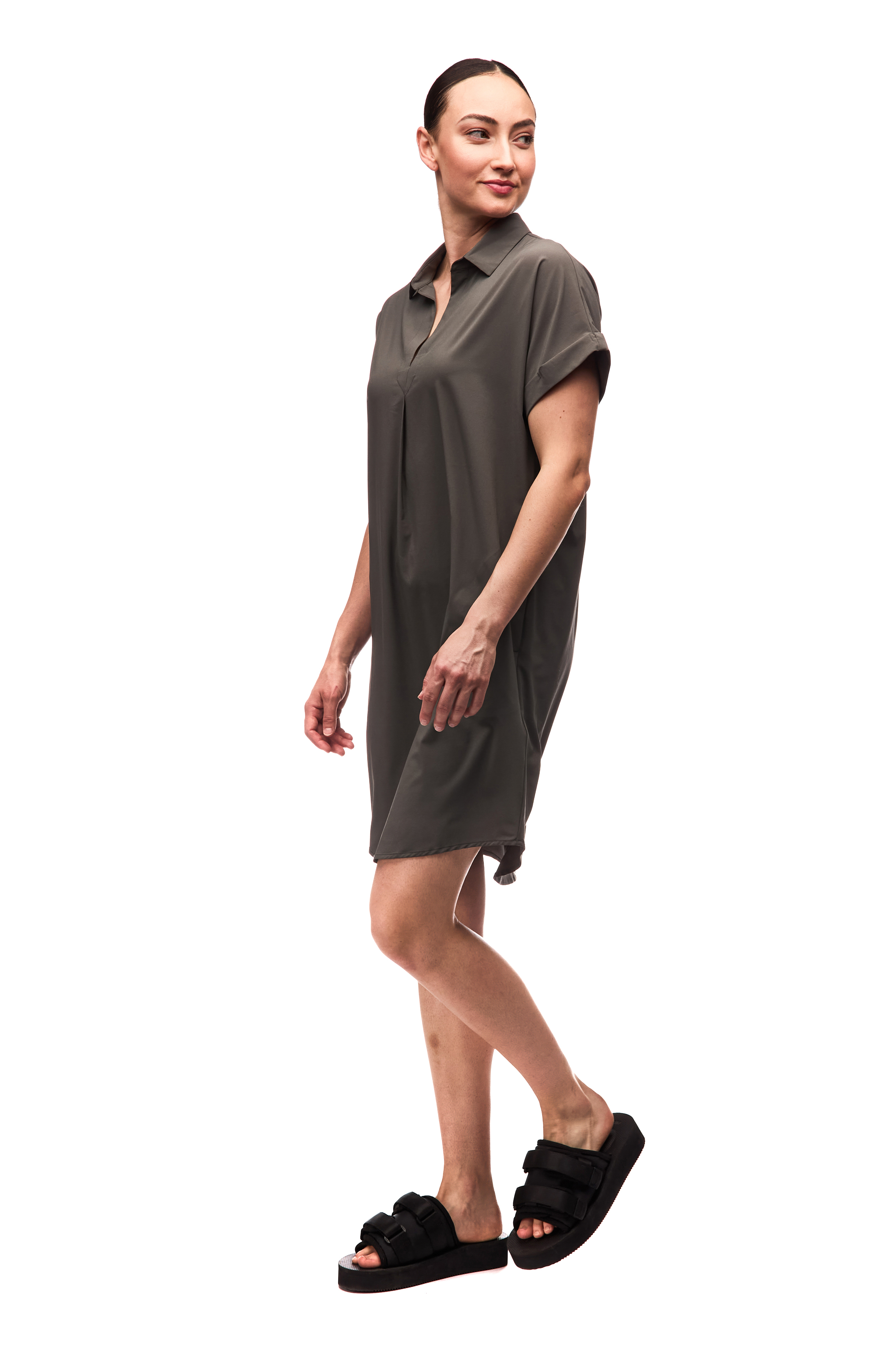 Indyeva Frivol Dress - Nephrite