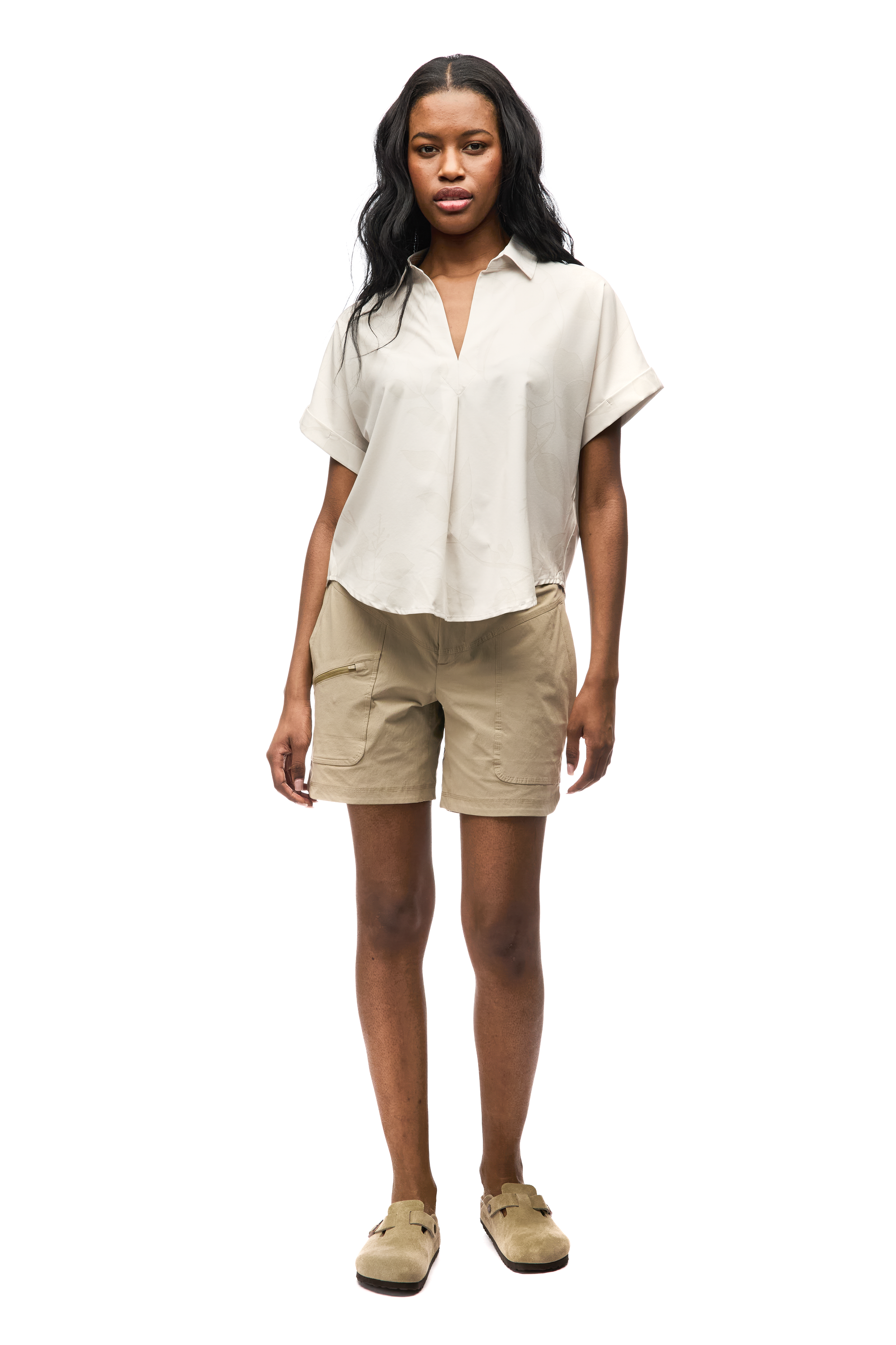 Indyeva Frivol Shirt - Cloud Rock Bloom