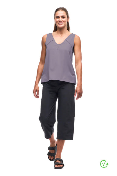 Indyeva Halka Sleeveless Shirt - Fig Clothing - Tops - Shirts - Blouses - Blouses Opening Price by Indyeva | Grace the Boutique