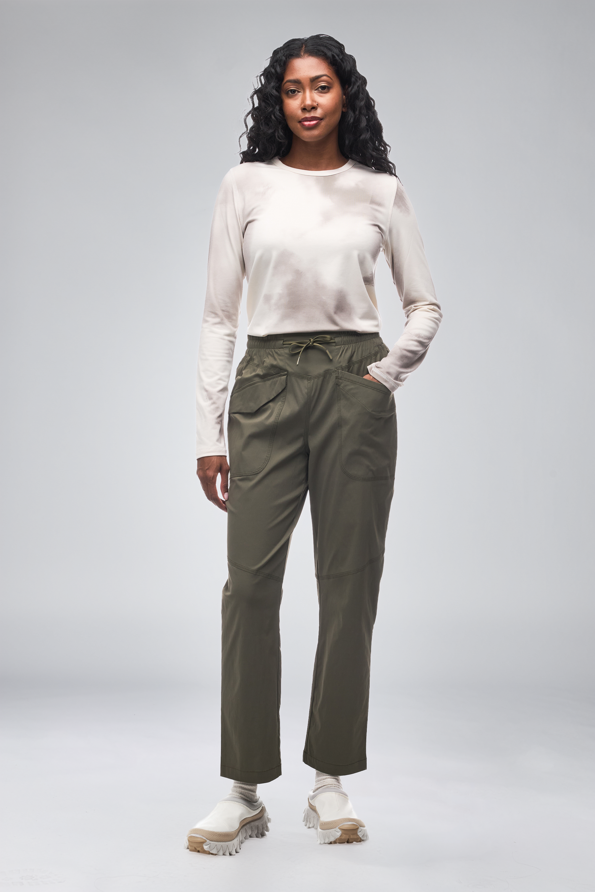 Indyeva Novara III Long Sleeved Tee - Dusty Cloud Print
