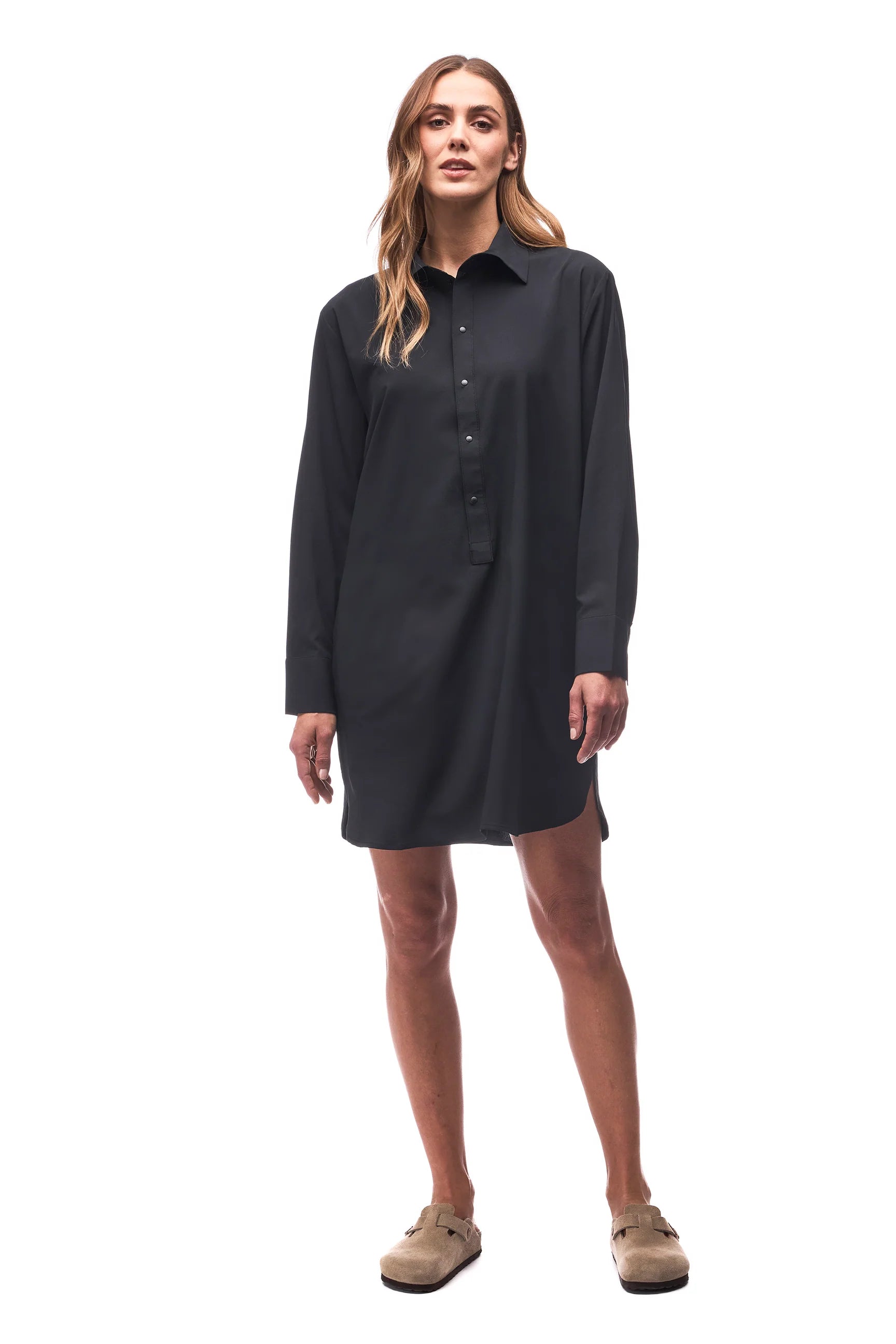 Indyeva Solea Tunic Dress - Black