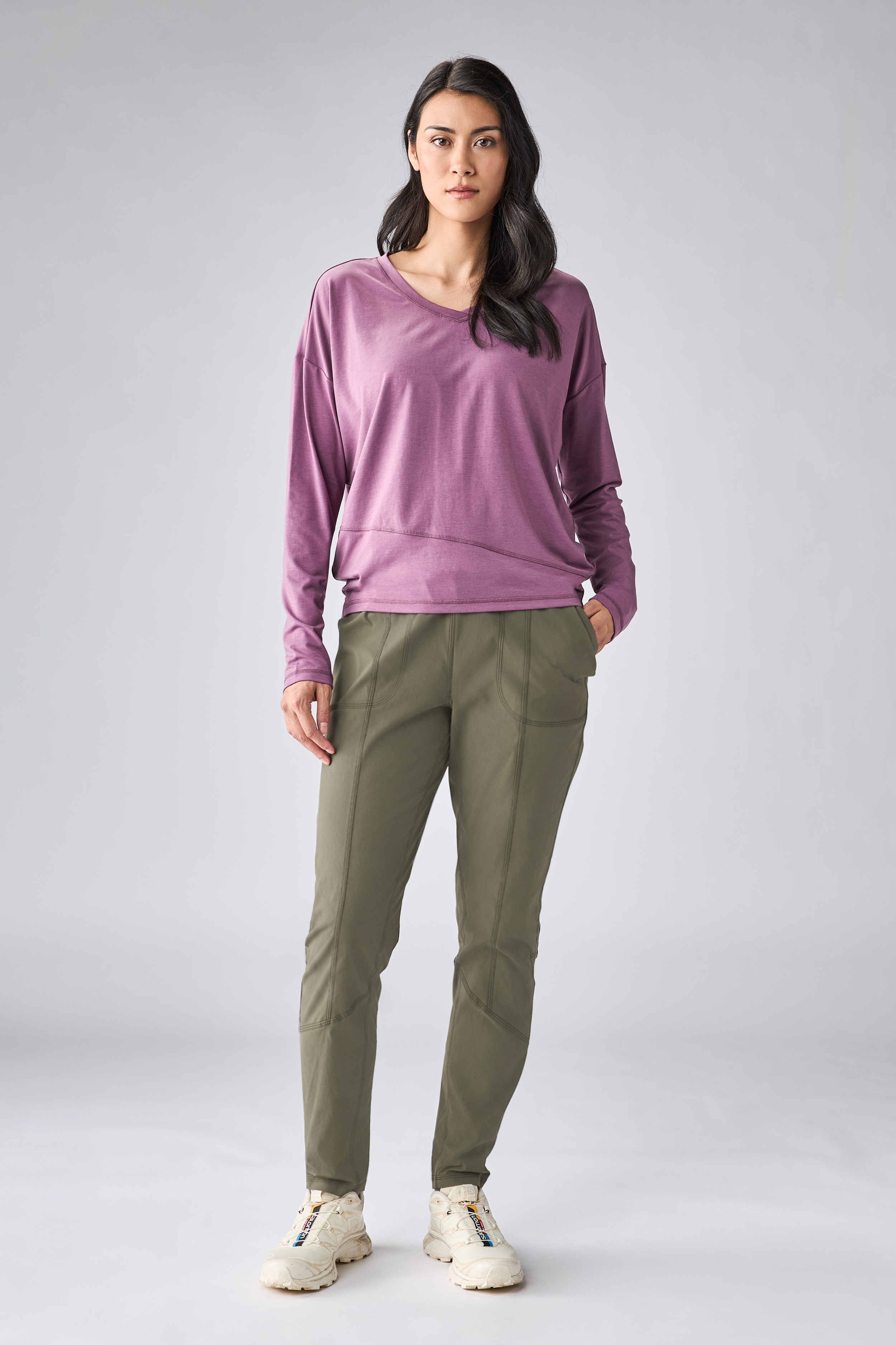 Indyeva Veloz II Long Sleeved Tee - Flamingo