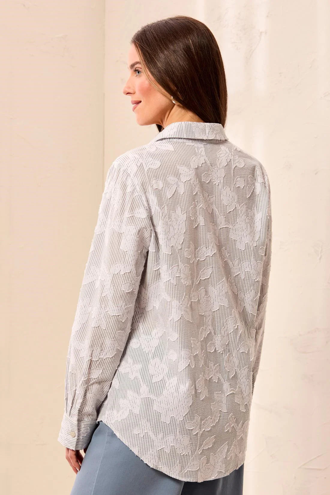 Tribal Ella Blouse - Blue Fog