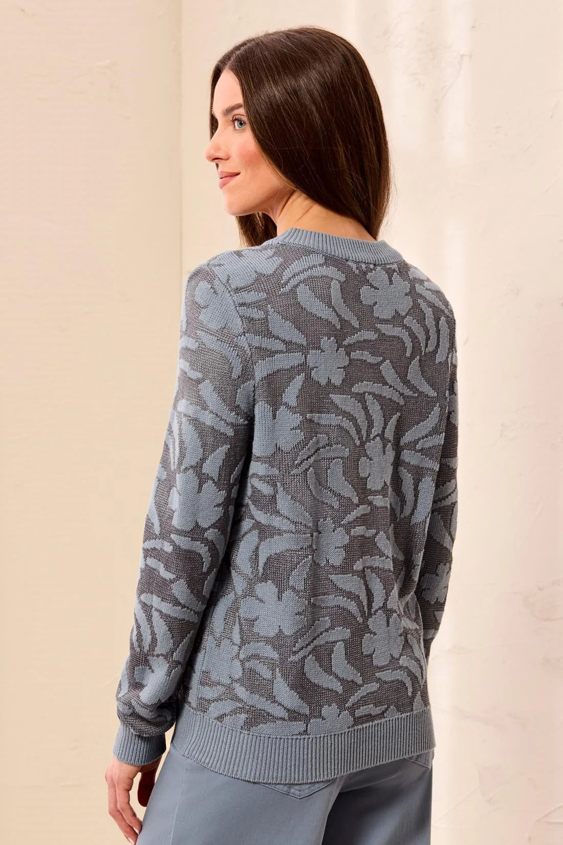 Tribal Ella Sweater - Blue Fog