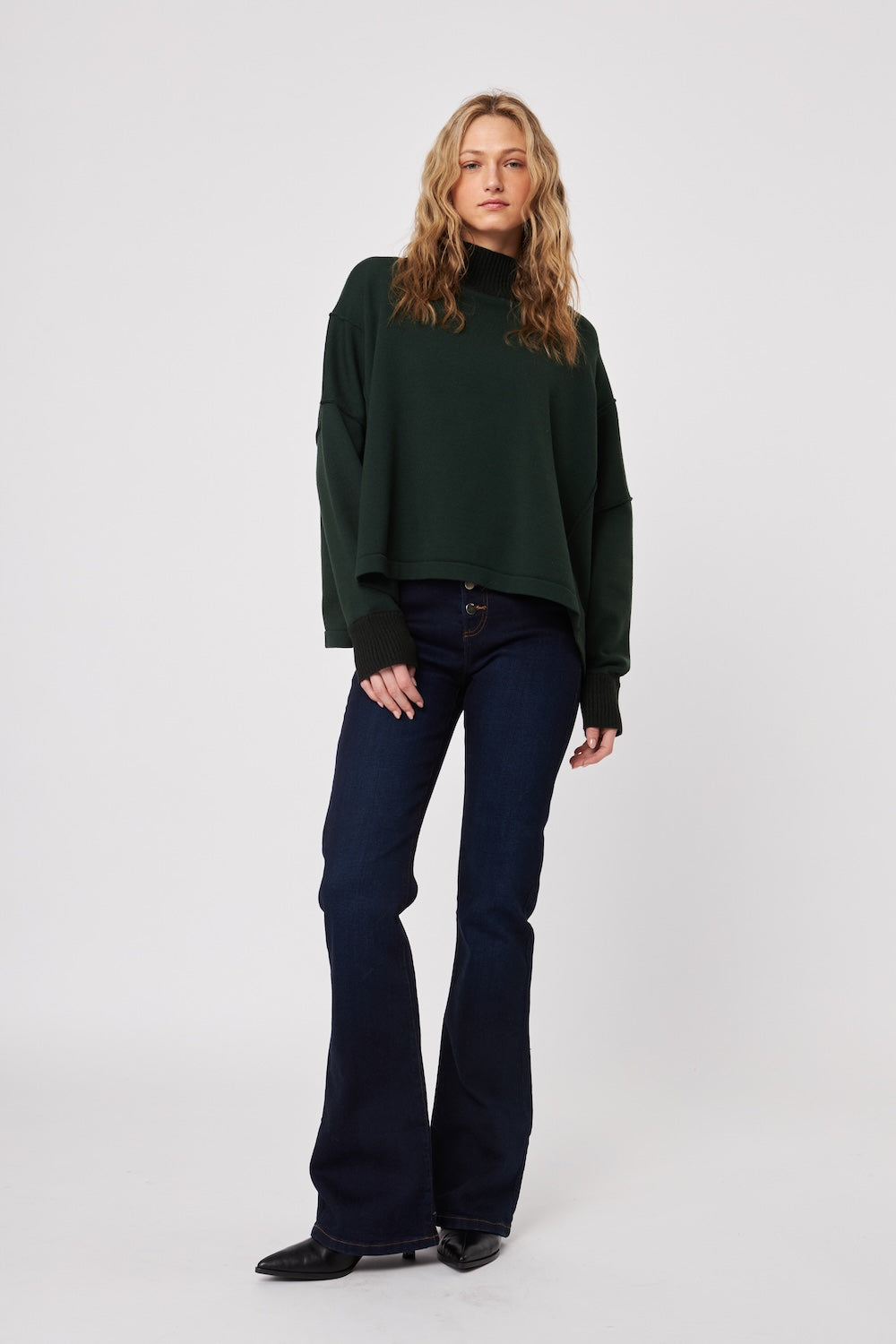 John & Jenn Apollo Sweater - Fraser Fir