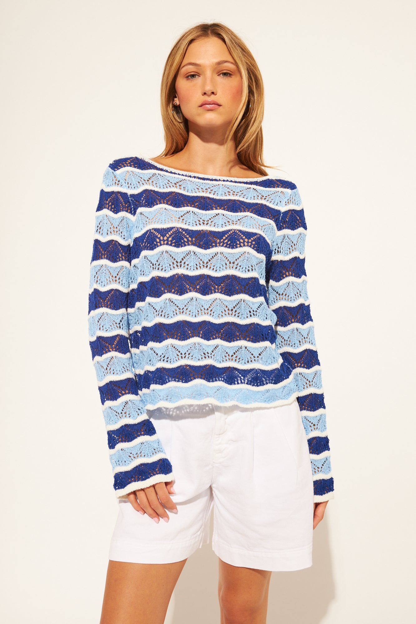 John & Jenn Bay Sweater - Wild Waves