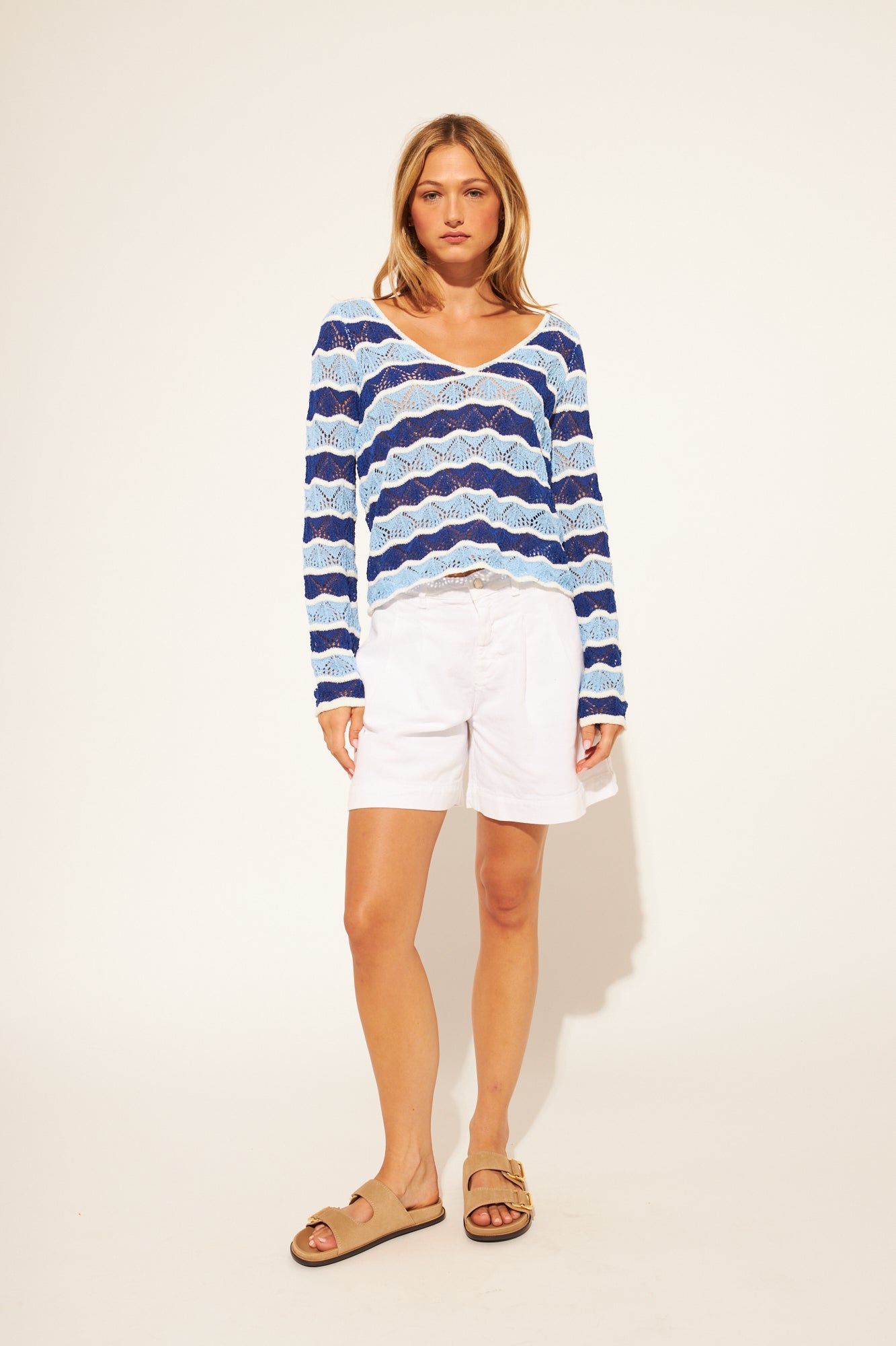 John & Jenn Bay Sweater - Wild Waves