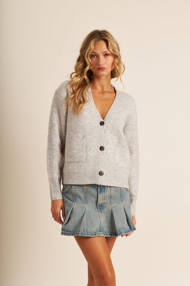 John & Jenn Braxton Cardi - Iridescent Clothing - Tops - Sweaters - Pullovers - Heavy Knit Pullovers by John & Jenn | Grace the Boutique
