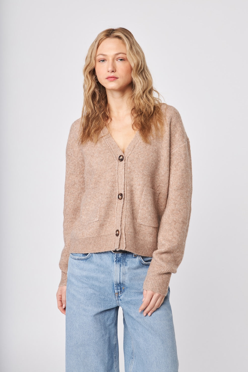 John & Jenn Braxton Cardi - Latte