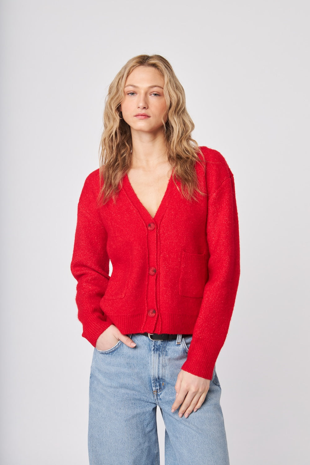 John & Jenn Braxton Cardi - Rouge