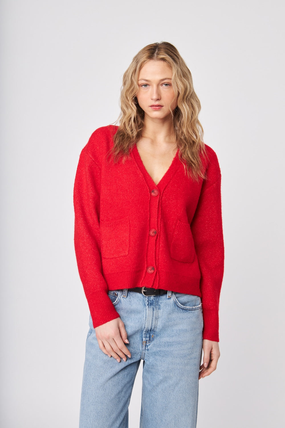 John & Jenn Braxton Cardi - Rouge