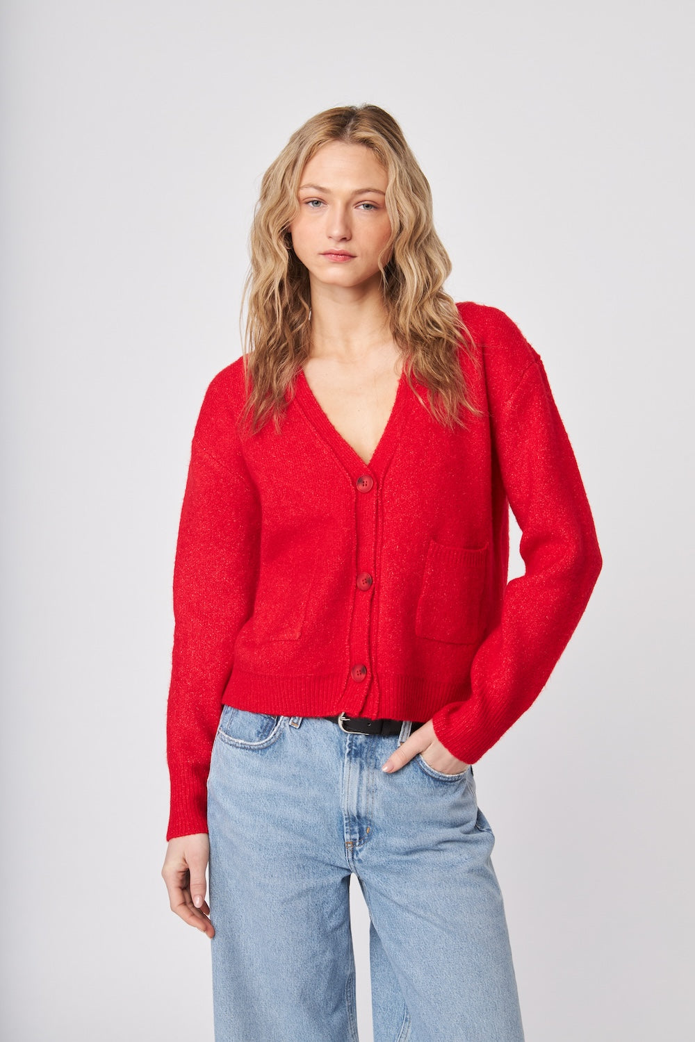 John & Jenn Braxton Cardi - Rouge