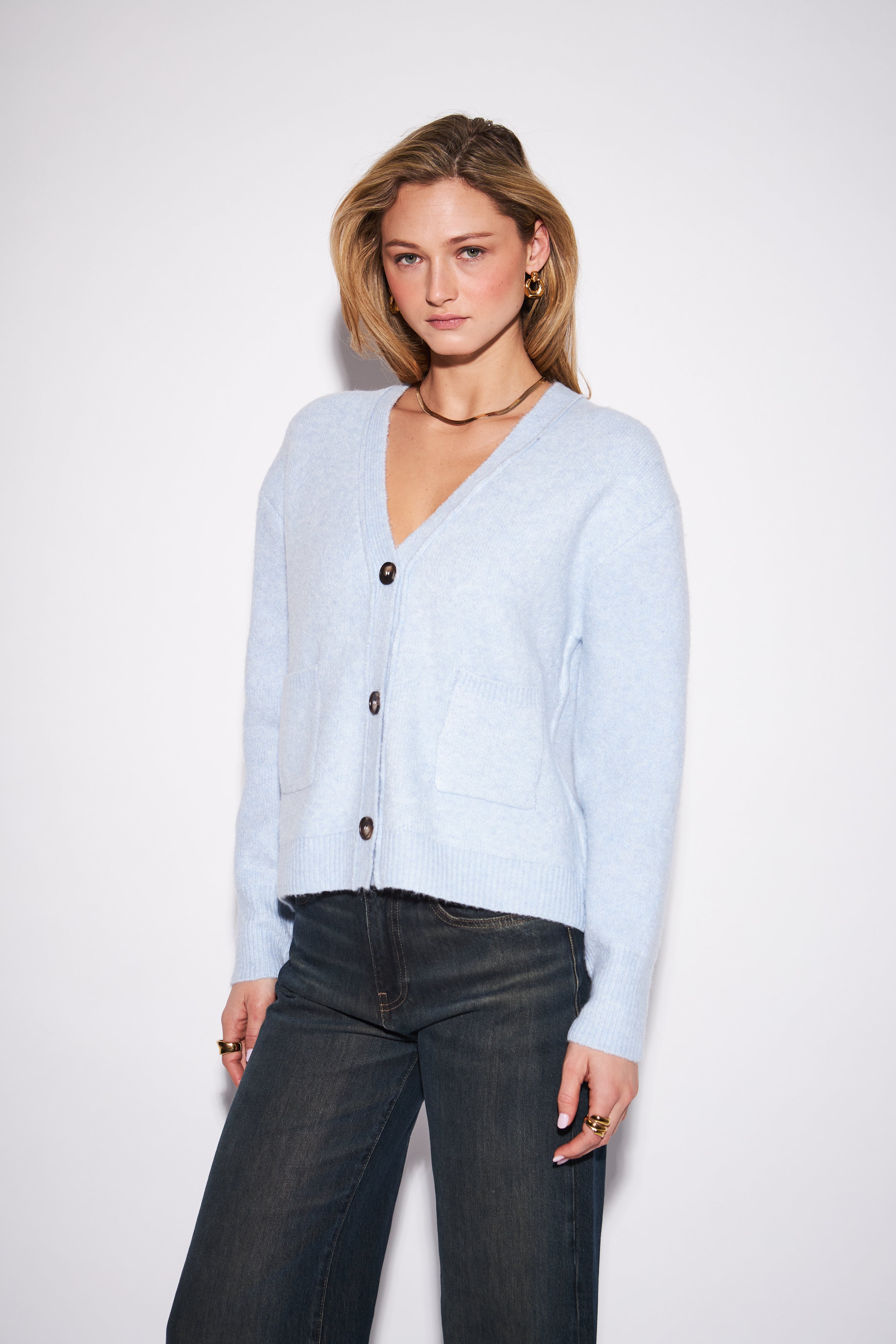 John & Jenn Braxton Cardi - Sky
