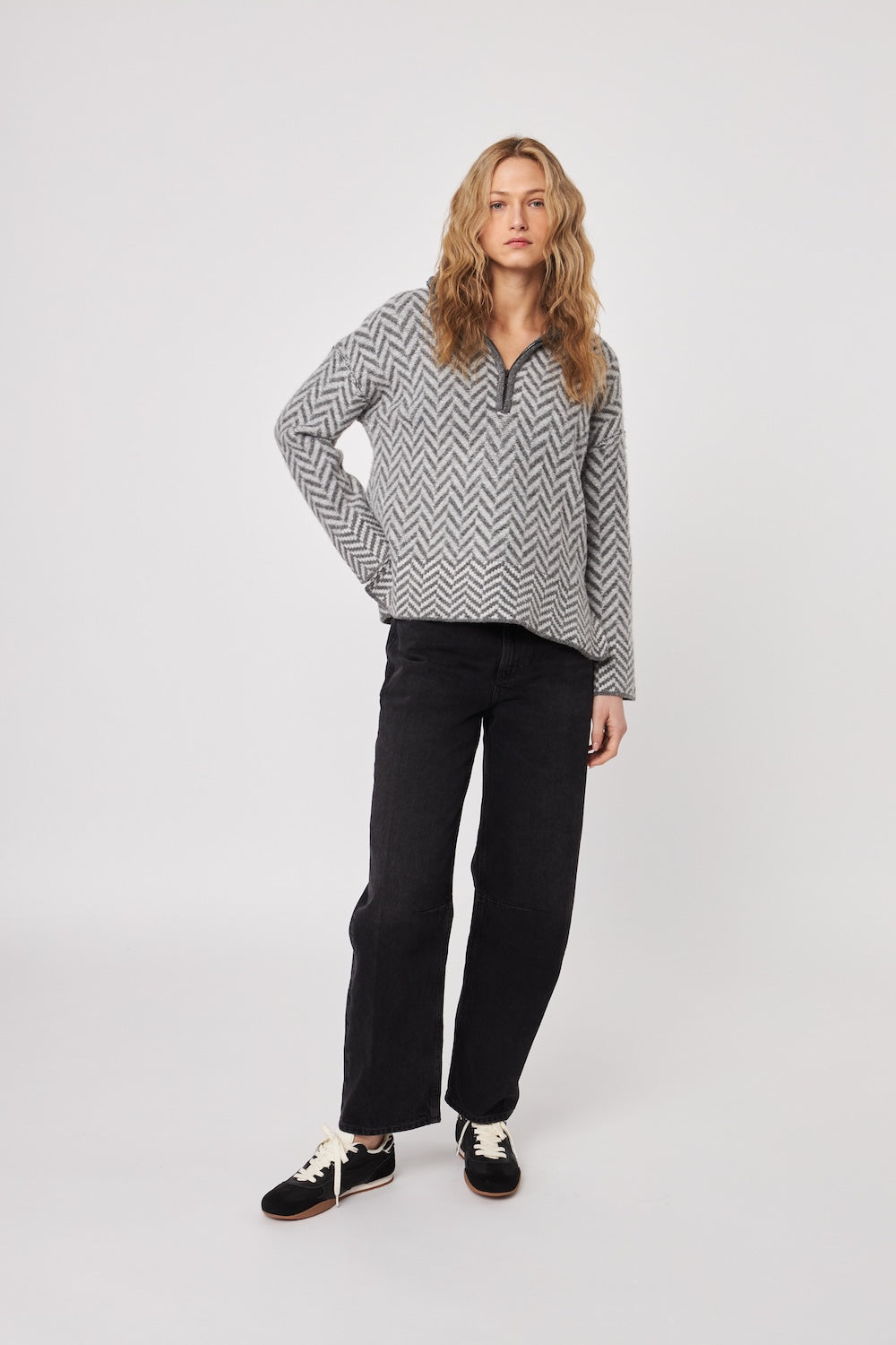 John & Jenn Dominic Sweater - Hiver Gris