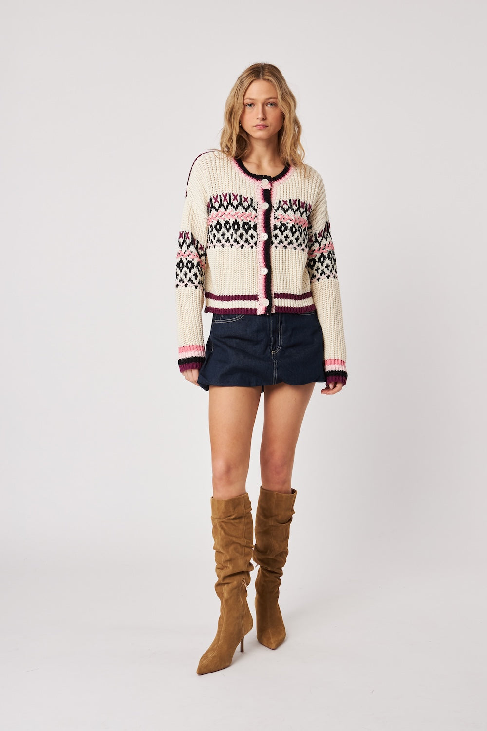 John & Jenn Emery Cardi - Berry Chill