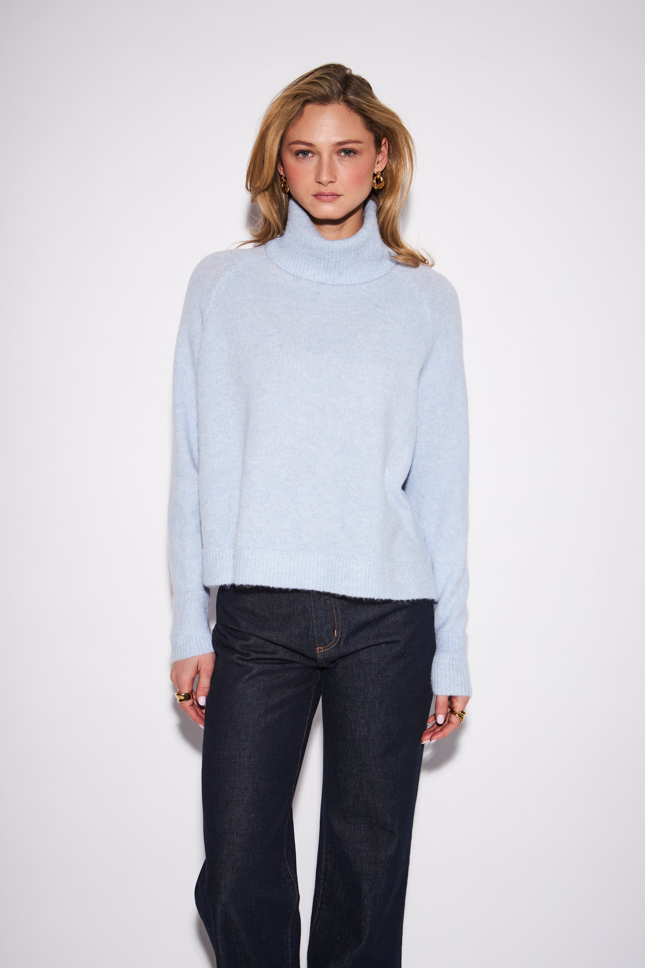 John & Jenn Emmett Sweater - Sky