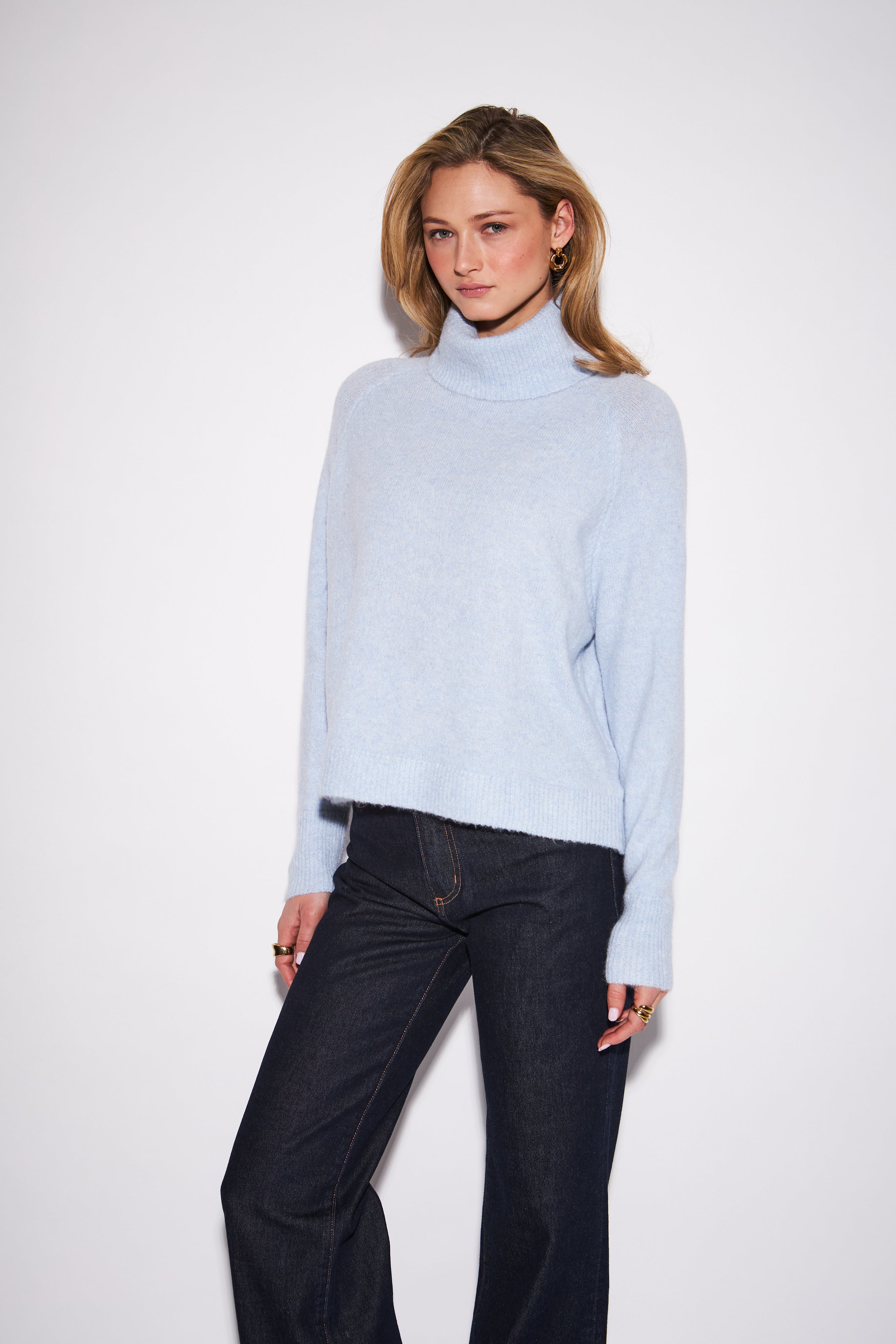 John & Jenn Emmett Sweater - Sky