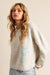 John & Jenn Jet Sweater - Silver Tropics Clothing - Tops - Sweaters - Pullovers - Heavy Knit Pullovers by John & Jenn | Grace the Boutique