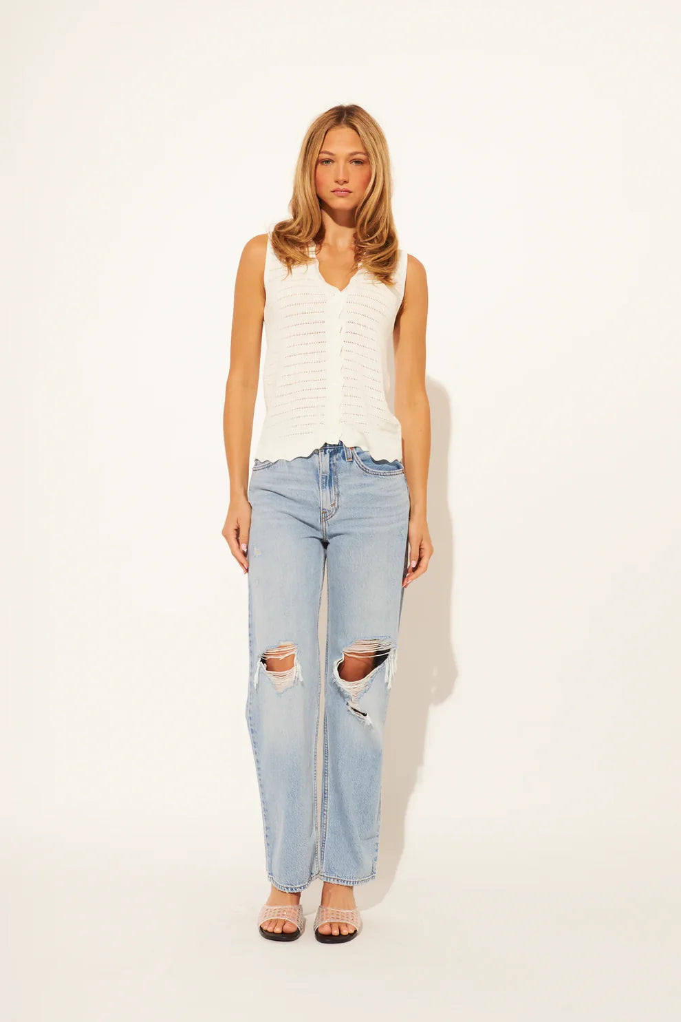 John & Jenn Remy Vest - Linen