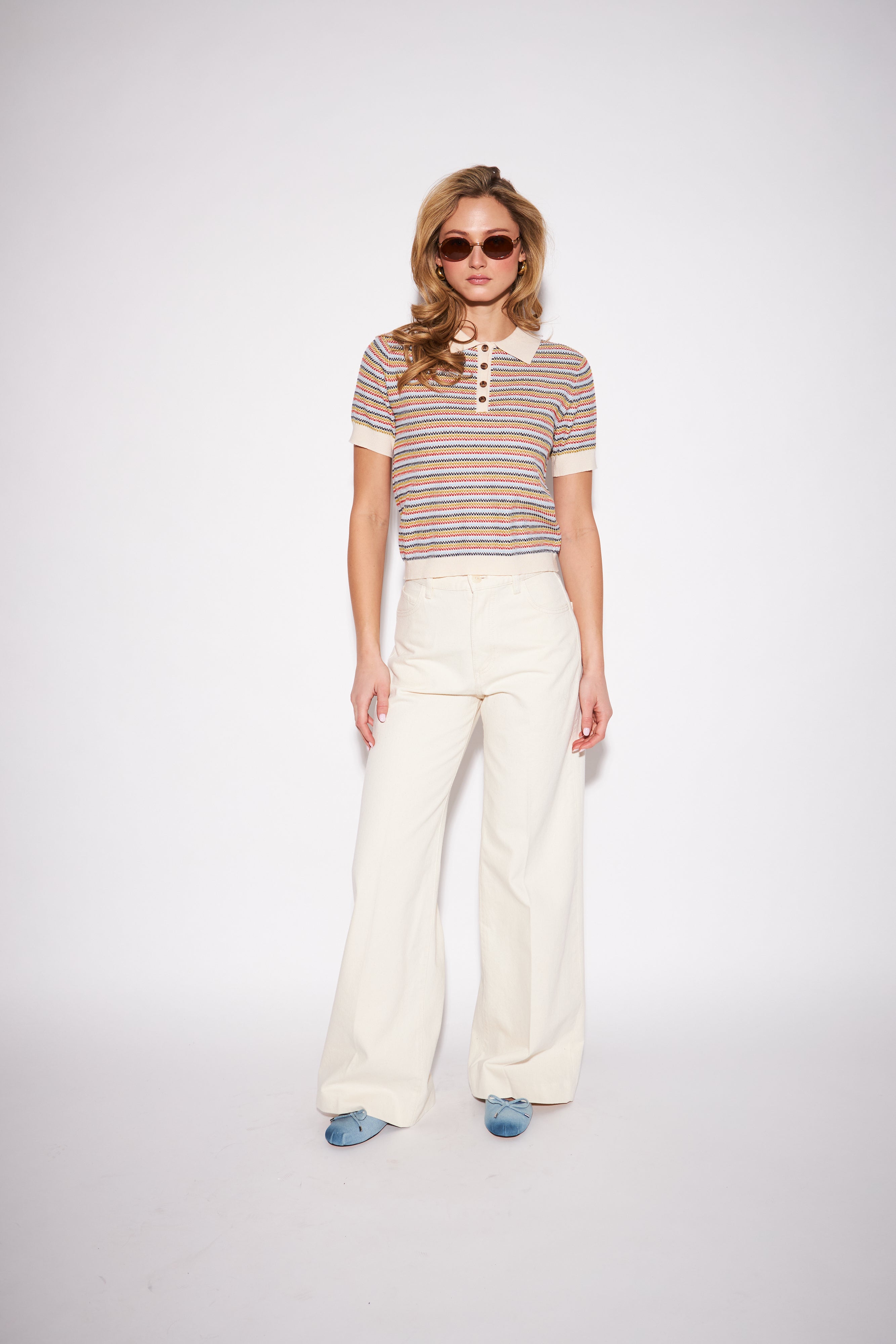John & Jenn Roland Polo - Radical Stripe
