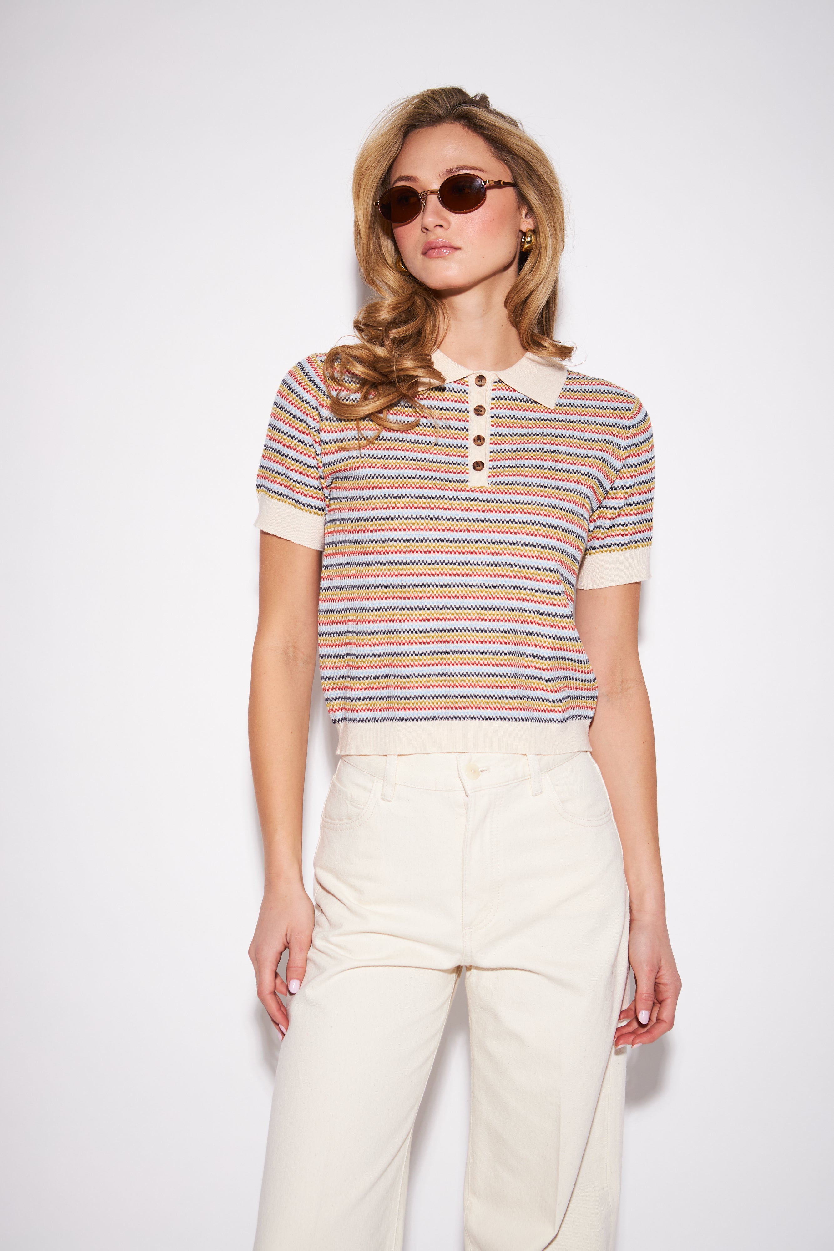 John & Jenn Roland Polo - Radical Stripe