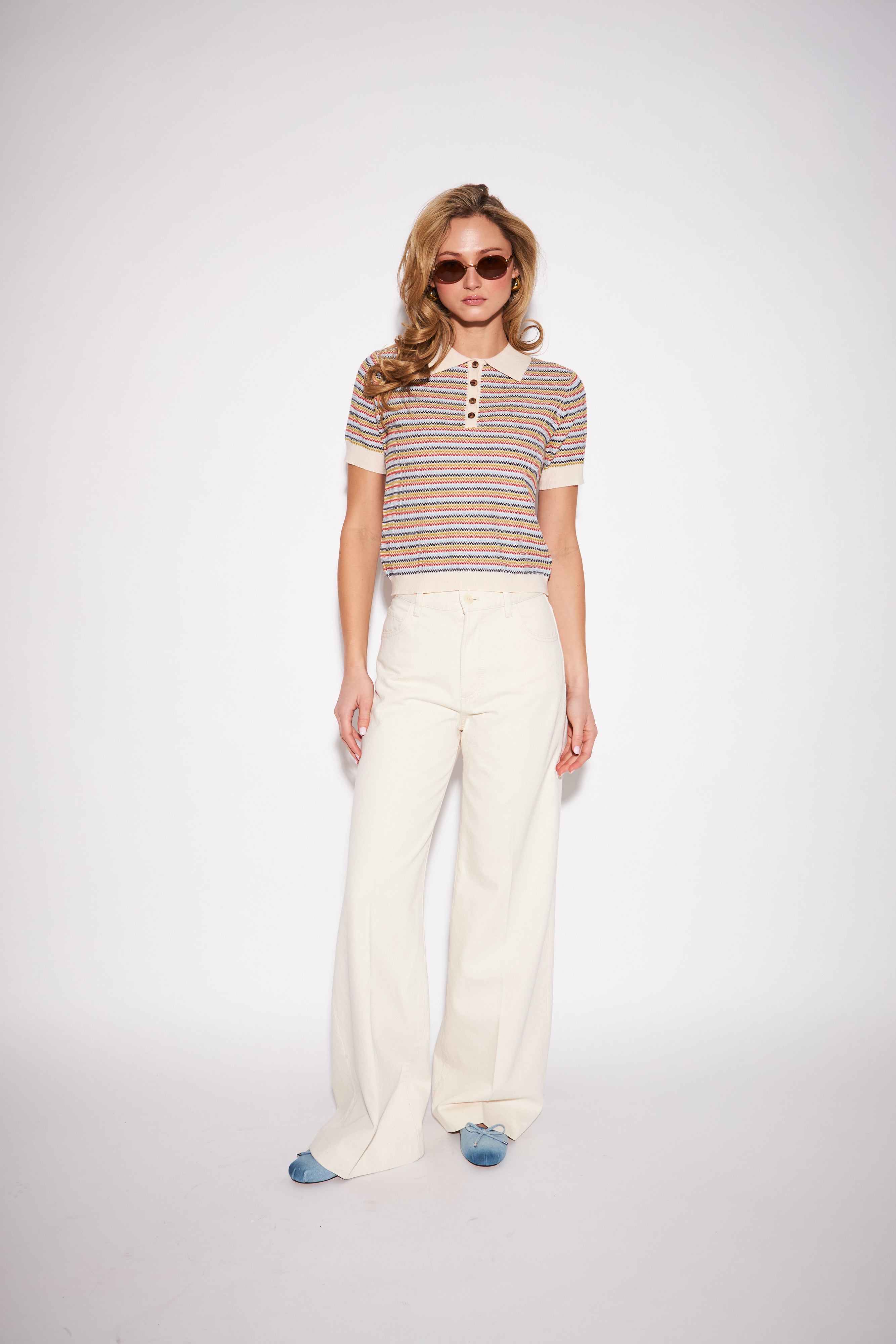 John & Jenn Roland Polo - Radical Stripe