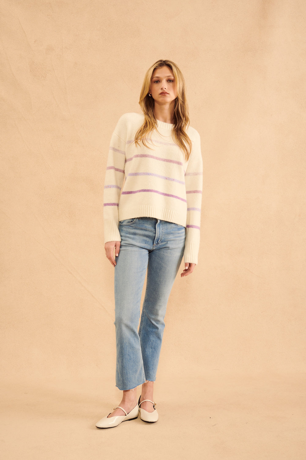 John & Jenn Roscoe Sweater - Violet Pearl Clothing - Tops - Sweaters - Pullovers by John & Jenn | Grace the Boutique