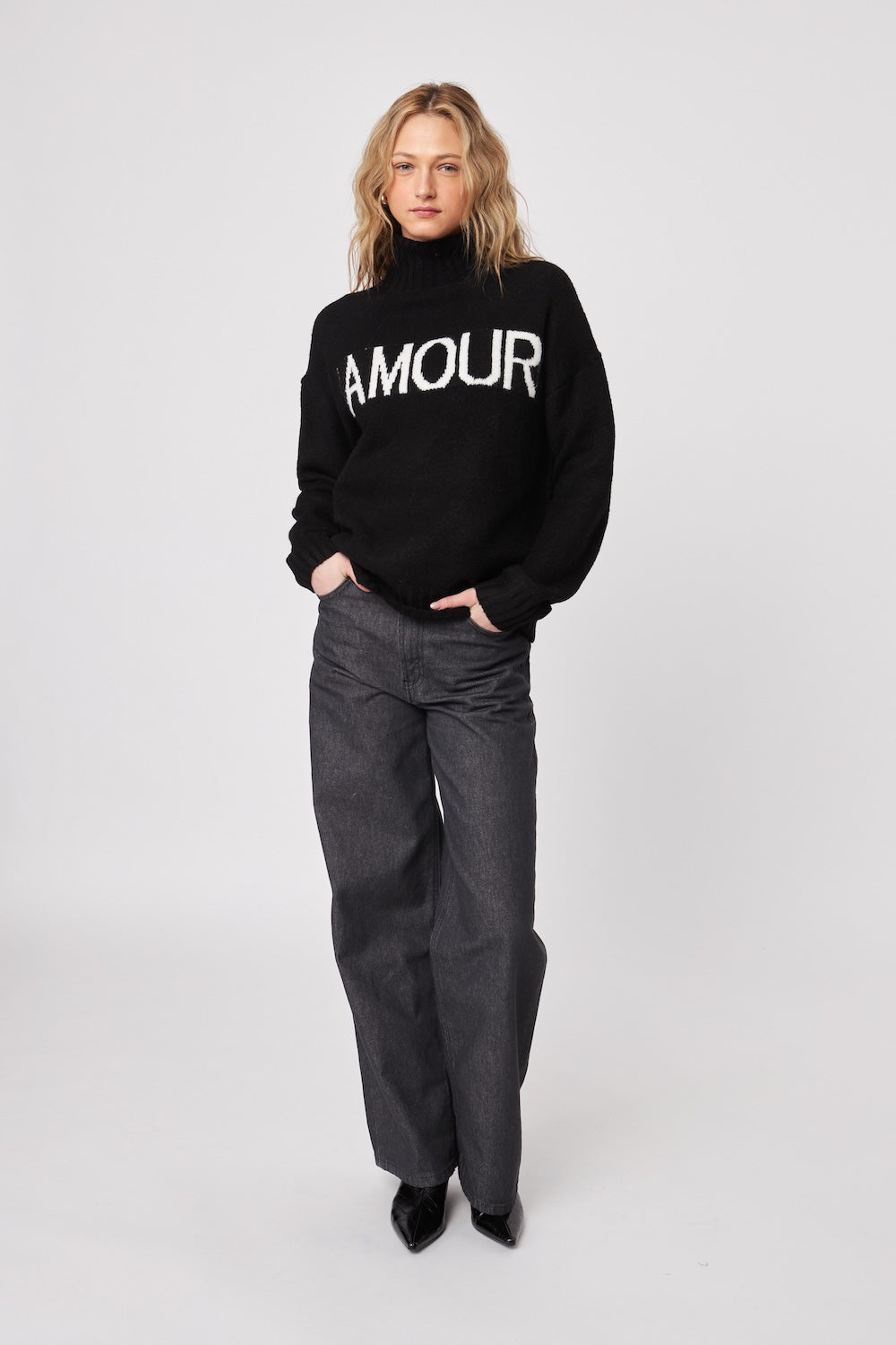 John & Jenn Saint Sweater - Noir Night