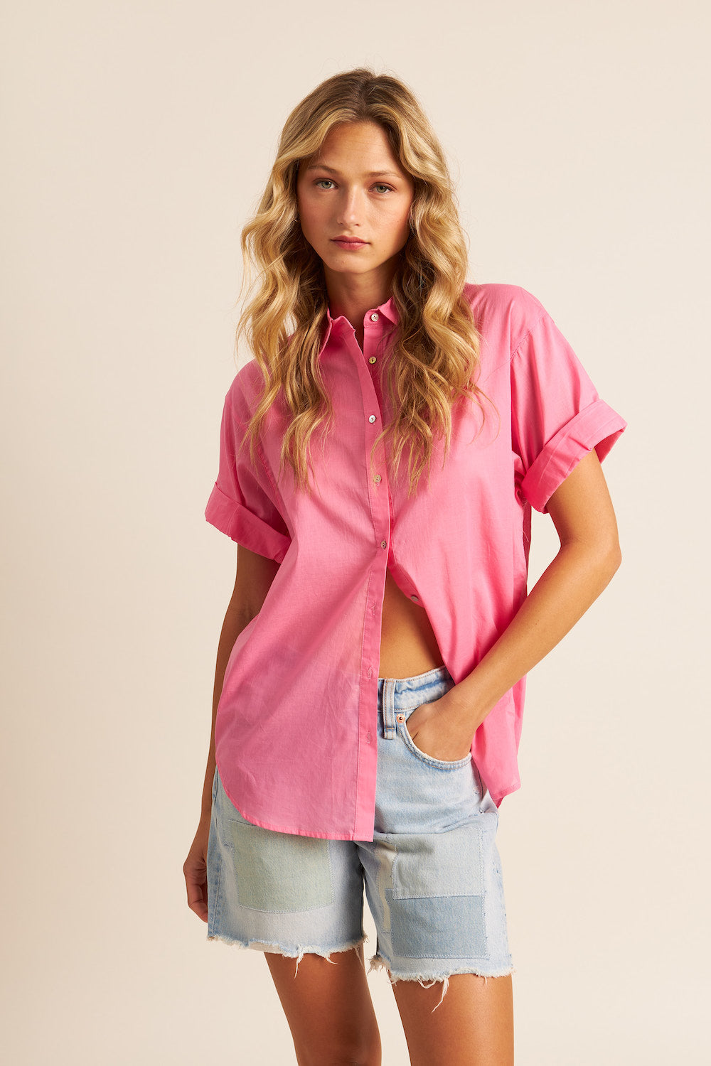 John & Jenn Shay Top - Skipper Pink Clothing - Tops - Shirts - Blouses - Blouses Opening Price by John & Jenn | Grace the Boutique