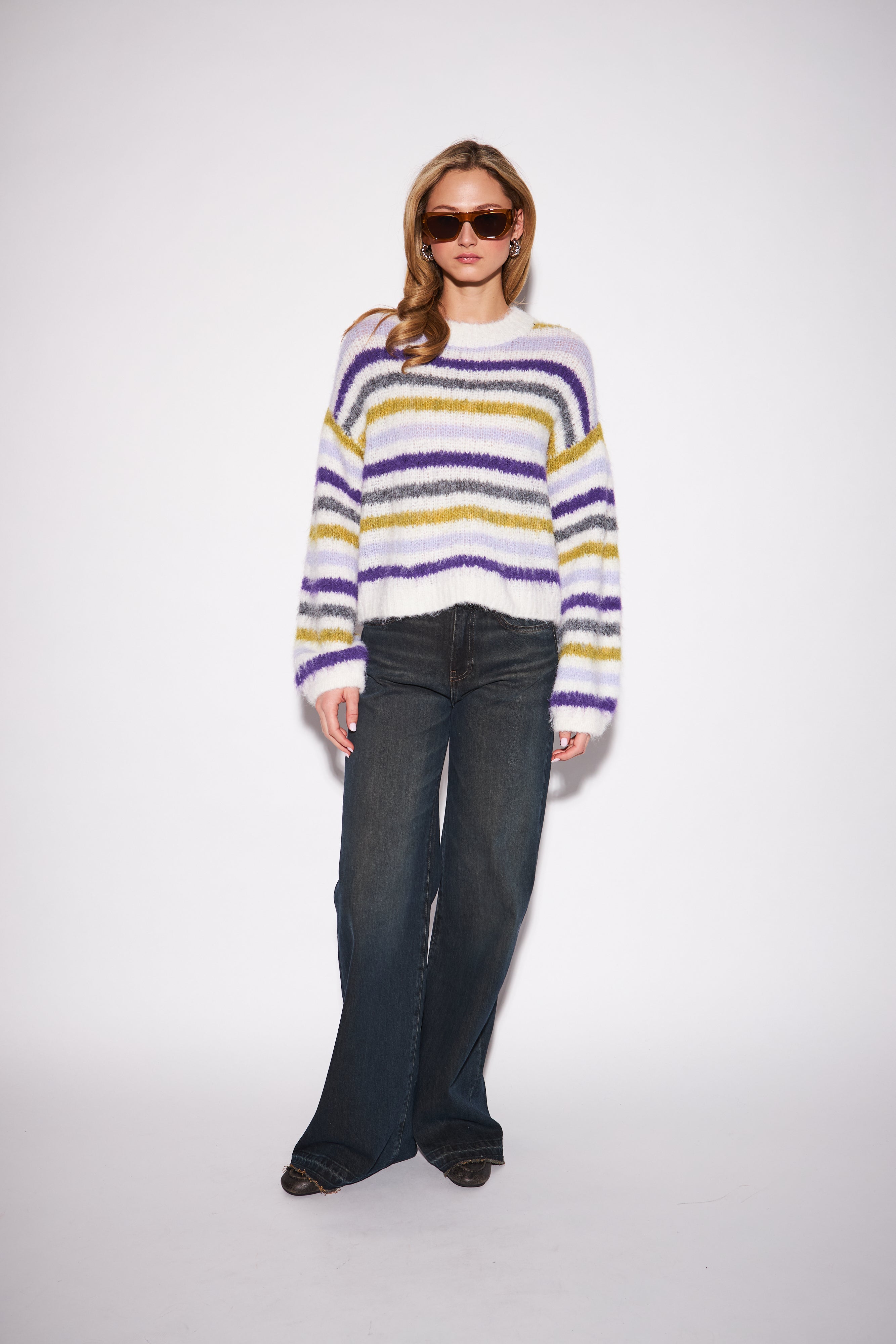 John & Jenn Zoe Sweater - Lavender Haze