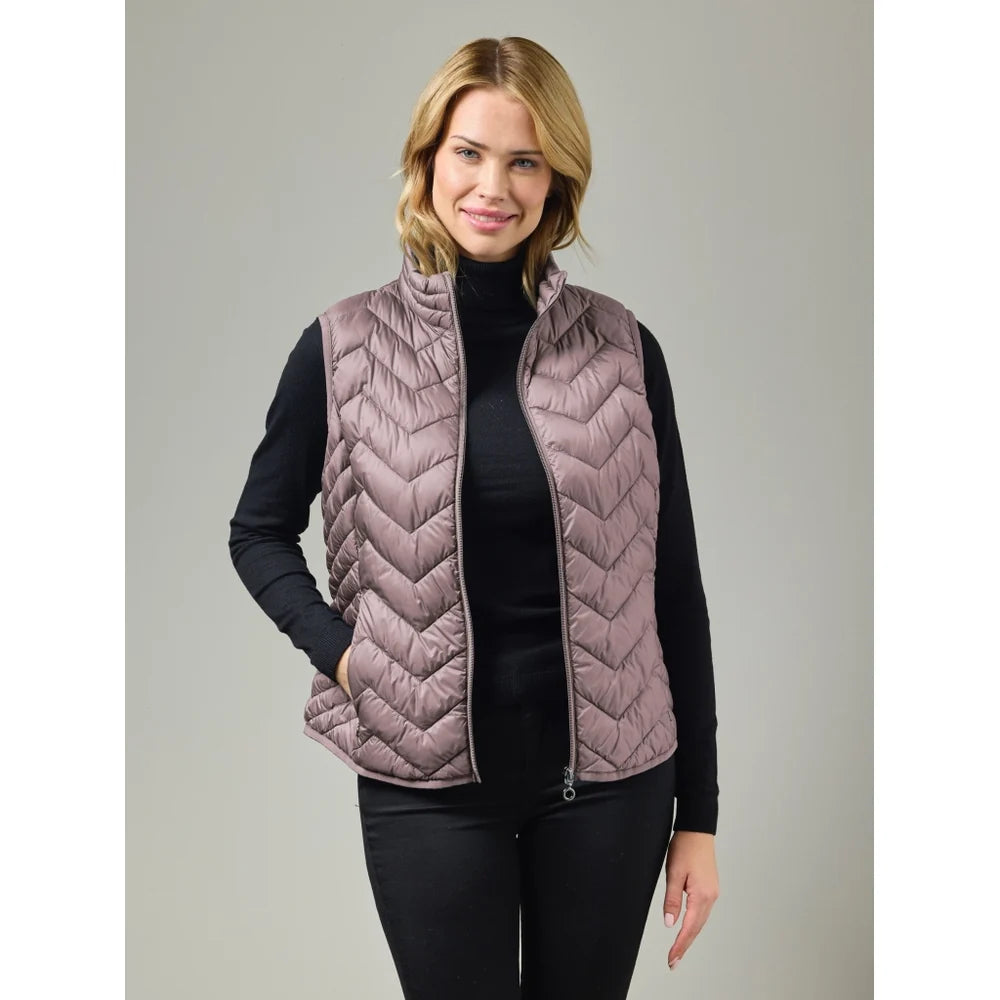 Junge Puffer Vest - Pink