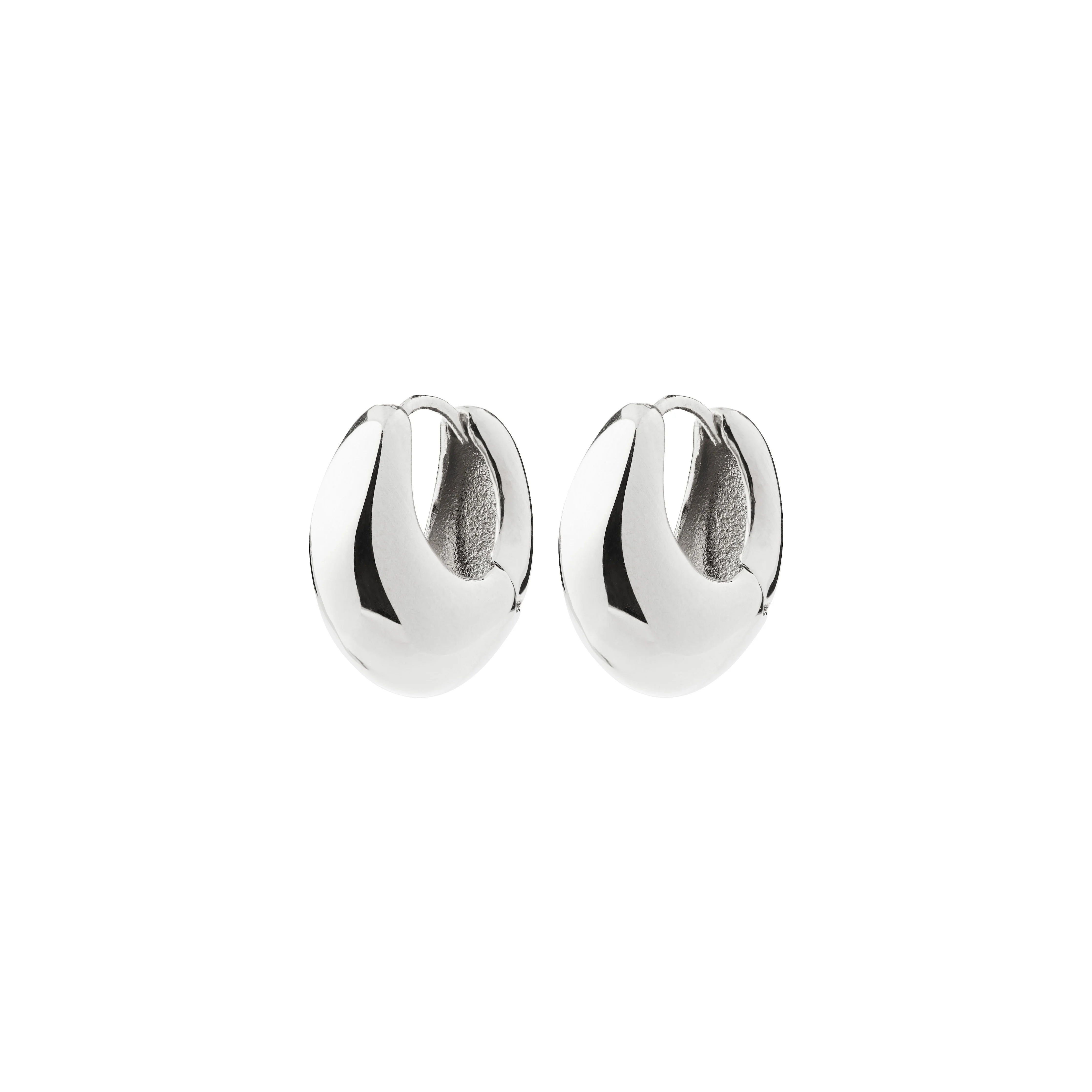 Pilgrim Kairoa Chunky Hoops - Silver