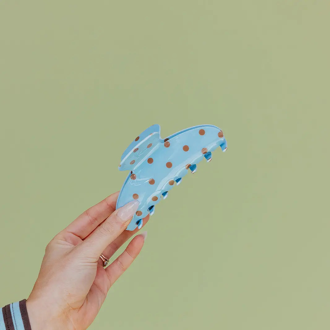 KAXI Polka Dot & Striped Claws - Brown Blue Dot