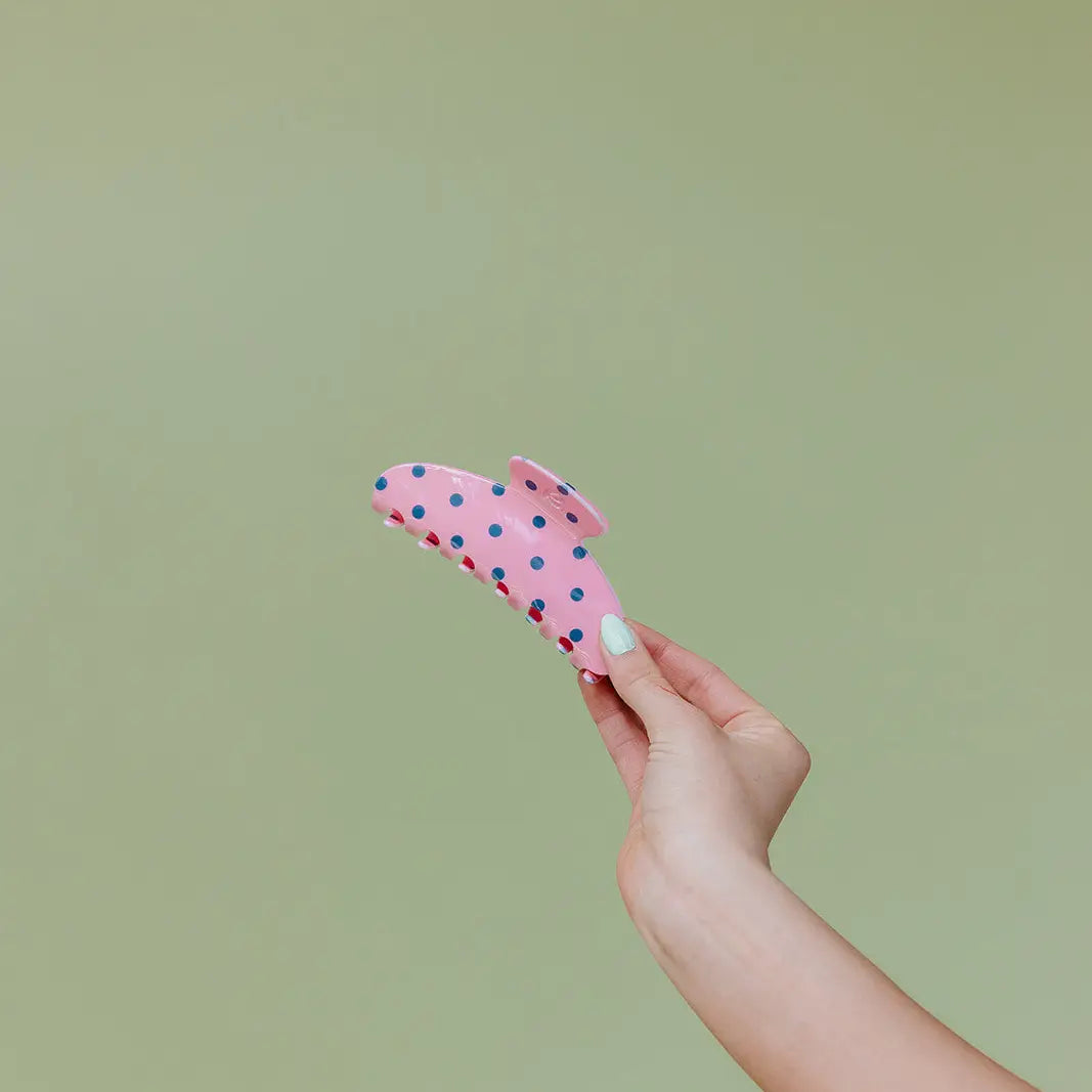 KAXI Polka Dot & Striped Claws - Pink Blue Dot